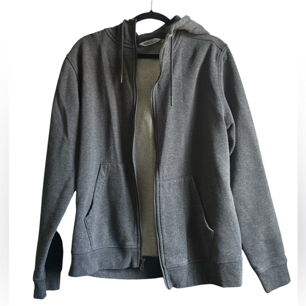 DSG Gray Zip Up Sweater with Hood